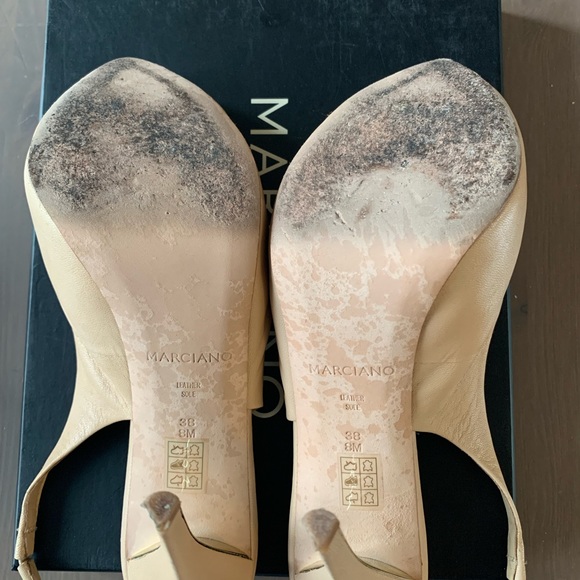 Marciano heels, Size 8, 4 inch heel (platform at the front). Only wore twice - Picture 3 of 7